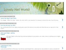 Tablet Screenshot of lovelynetworld.blogspot.com