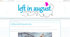 Desktop Screenshot of leftinaugust.blogspot.com