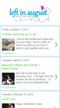 Mobile Screenshot of leftinaugust.blogspot.com