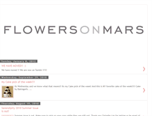 Tablet Screenshot of flowersonmars.blogspot.com