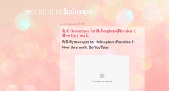 Desktop Screenshot of 3chminirchelicopter.blogspot.com