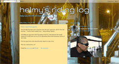 Desktop Screenshot of helmysridinglog.blogspot.com