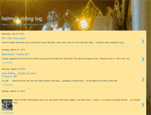 Tablet Screenshot of helmysridinglog.blogspot.com