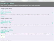 Tablet Screenshot of entrancephysics.blogspot.com