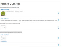 Tablet Screenshot of herenciaygenetica.blogspot.com