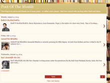 Tablet Screenshot of poetofthemonth.blogspot.com