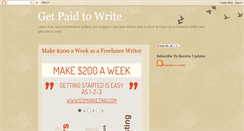 Desktop Screenshot of paid-to-write.blogspot.com