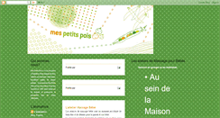 Desktop Screenshot of mestoutpetitspois.blogspot.com