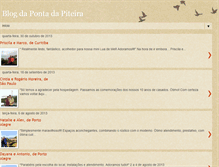 Tablet Screenshot of pontadapiteira.blogspot.com