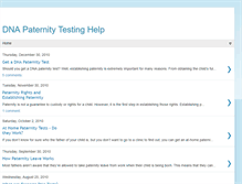 Tablet Screenshot of dnapaternitytestinghelp.blogspot.com