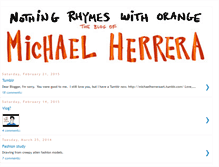 Tablet Screenshot of orangemichael.blogspot.com