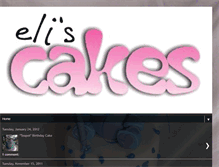 Tablet Screenshot of eliscakes.blogspot.com