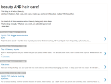 Tablet Screenshot of beautyandhaircare.blogspot.com