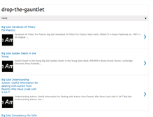 Tablet Screenshot of drop-the-gauntlet.blogspot.com