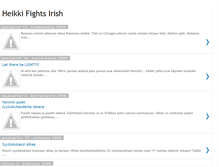 Tablet Screenshot of heikkifightsirish.blogspot.com