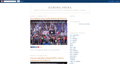 Desktop Screenshot of europaopina.blogspot.com