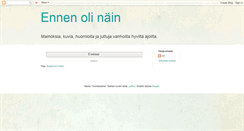 Desktop Screenshot of ennen.blogspot.com