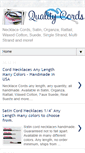 Mobile Screenshot of necklacecords.blogspot.com