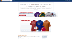 Desktop Screenshot of fotballhelmets.blogspot.com