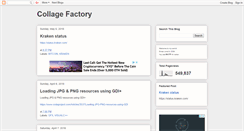 Desktop Screenshot of collagefactory.blogspot.com