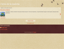 Tablet Screenshot of ciclosdelamateria-imlj.blogspot.com