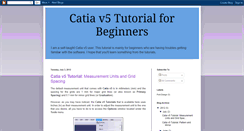 Desktop Screenshot of catiatutorialforbeginners.blogspot.com