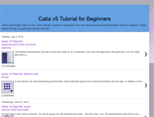 Tablet Screenshot of catiatutorialforbeginners.blogspot.com