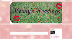 Desktop Screenshot of headysheadings.blogspot.com