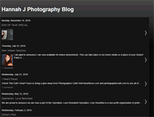 Tablet Screenshot of hannahjphotography.blogspot.com