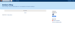 Desktop Screenshot of amberchawner.blogspot.com