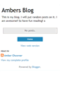 Mobile Screenshot of amberchawner.blogspot.com