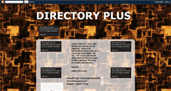 Desktop Screenshot of directoryplus.blogspot.com