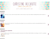 Tablet Screenshot of christinealcouffe.blogspot.com