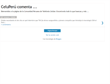 Tablet Screenshot of celuperu.blogspot.com