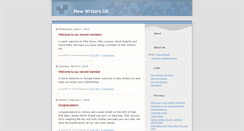 Desktop Screenshot of newwritersuk.blogspot.com