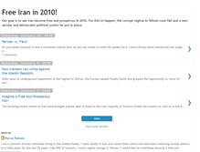 Tablet Screenshot of freeiran2010.blogspot.com