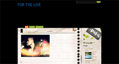 Desktop Screenshot of forthelive.blogspot.com