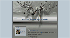 Desktop Screenshot of glosarioinsredes2009.blogspot.com