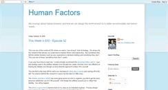 Desktop Screenshot of humanfactors.blogspot.com