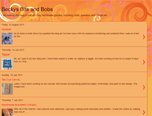 Tablet Screenshot of beckysbitsandbobs.blogspot.com