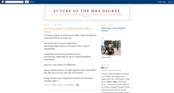 Desktop Screenshot of futurembadegree.blogspot.com