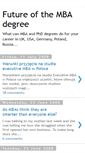 Mobile Screenshot of futurembadegree.blogspot.com