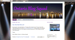 Desktop Screenshot of ontarioblogsquad.blogspot.com