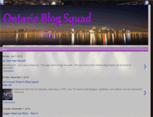 Tablet Screenshot of ontarioblogsquad.blogspot.com