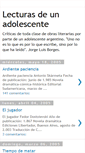 Mobile Screenshot of lecturaadolescente.blogspot.com