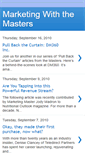 Mobile Screenshot of marketingwiththemasters.blogspot.com