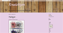 Desktop Screenshot of kreativthjem.blogspot.com