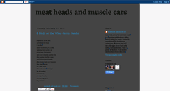 Desktop Screenshot of meatheadsandmusclecars.blogspot.com