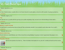 Tablet Screenshot of mydailysweetspot.blogspot.com