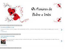 Tablet Screenshot of os-amores-de-pedro-e-ines.blogspot.com